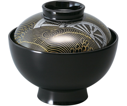 福井クラフト TA4寸 仙才丸椀 御所車 12025190 1個（ご注文単位1個）【直送品】