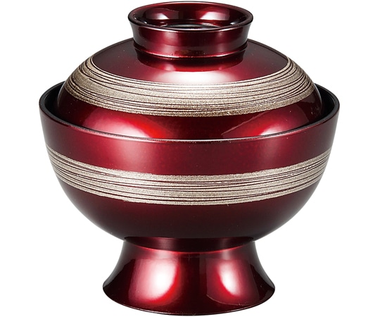 福井クラフト 耐熱4寸 高台高仙才椀 ワイン銀カスリ 内黒 37001990 1個（ご注文単位1個）【直送品】