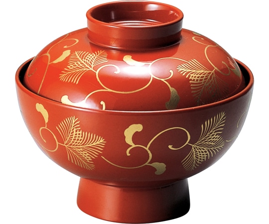 福井クラフト 4寸 段付直仙才椀 唐草 12025200 1個（ご注文単位1個）【直送品】