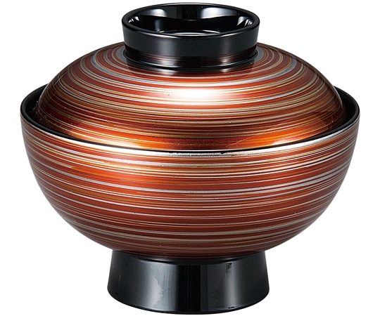 福井クラフト 4寸 段付直仙才椀 黄金ライン 37001970 1個（ご注文単位1個）【直送品】