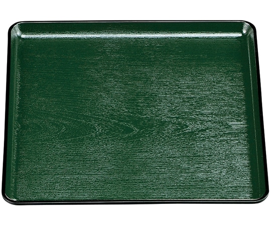 福井クラフト (AP)尺2 木目正角トレー グリーン天黒SLタタキ 11016960 1個（ご注文単位1個）【直送品】