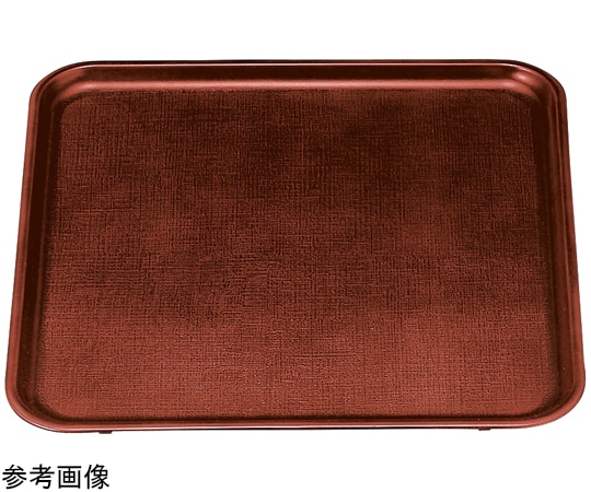 福井クラフト 耐熱FRP)新尺1 角布目盆 溜SL 15150820 1個（ご注文単位1個）【直送品】