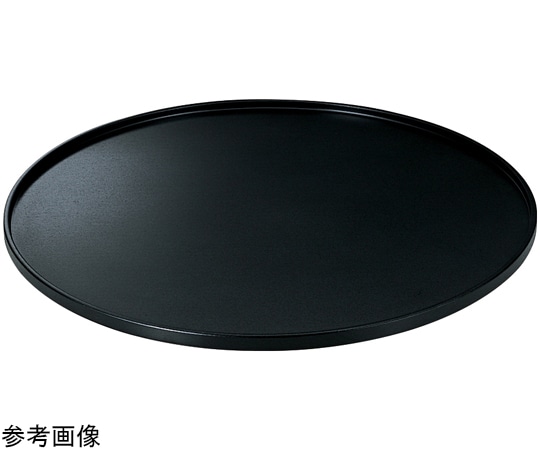 福井クラフト 尺2 会席丸盆 黒乾漆(裏塗無) 50306360 1個（ご注文単位1個）【直送品】