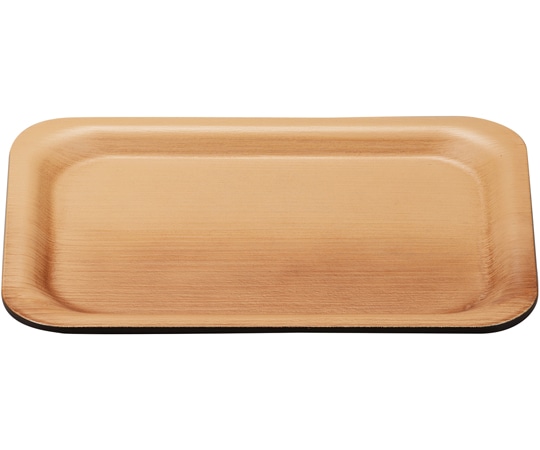 福井クラフト 耐熱A)厚渕隅丸ミニ盆 和柾目弱SL 11016430 1個（ご注文単位1個）【直送品】