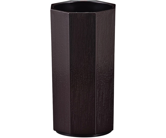 福井クラフト 八角木目箸立(小 φ65)新溜 81258286 1個（ご注文単位1個）【直送品】