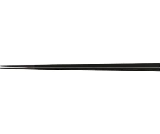 福井クラフト PBT23.5cm 細身四角箸 黒塗 90022581 1個（ご注文単位1個）【直送品】