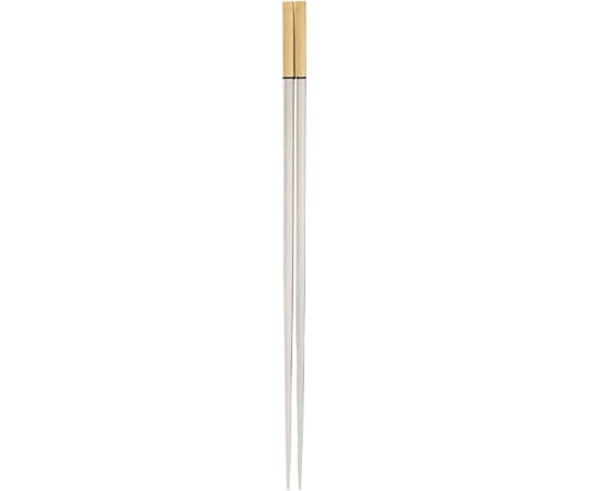 福井クラフト PBT23.5cm 細身四角箸 金/銀 90022584 1個（ご注文単位1個）【直送品】