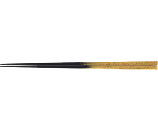福井クラフト PBT23.5cm 細身四角箸 二色金箔 80601510 1個（ご注文単位1個）【直送品】
