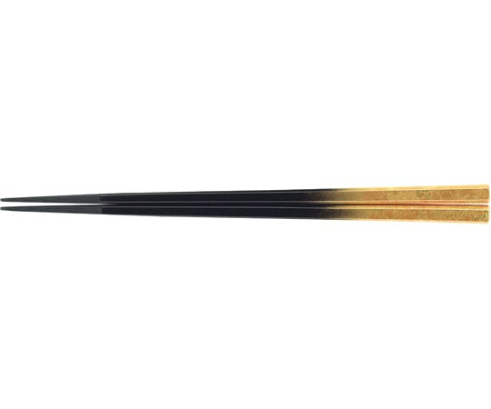 福井クラフト PBT22.5cm 長角箸 二色金箔 80601730 1個（ご注文単位1個）【直送品】