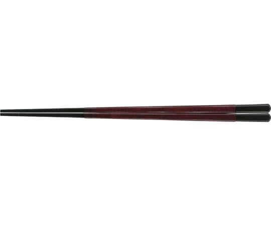 福井クラフト P225 長糸巻き四角箸 黒/朱研帯 80603290 1個（ご注文単位1個）【直送品】