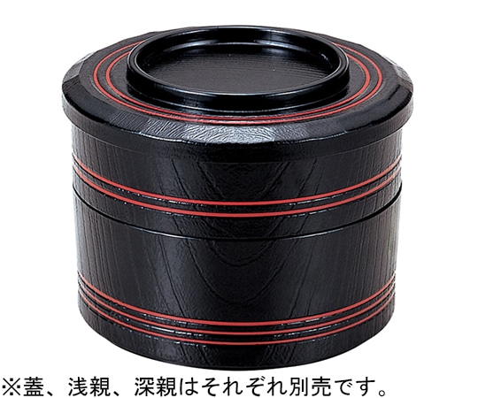 福井クラフト 田吾作弁当 黒朱ライン(浅親 45014830 1個（ご注文単位1個）【直送品】