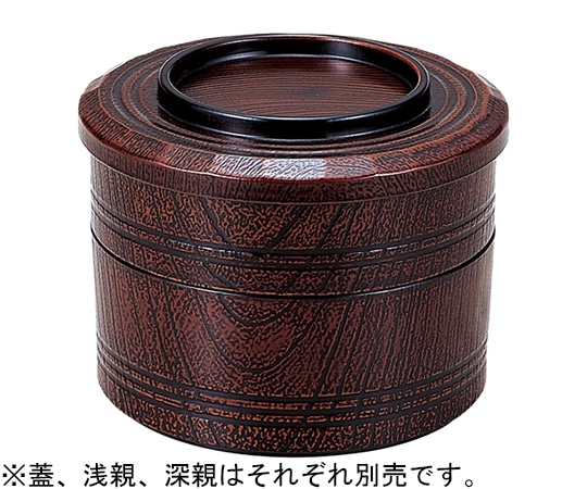 福井クラフト 田吾作弁当 栃塗内黒(蓋 45014850 1個（ご注文単位1個）【直送品】