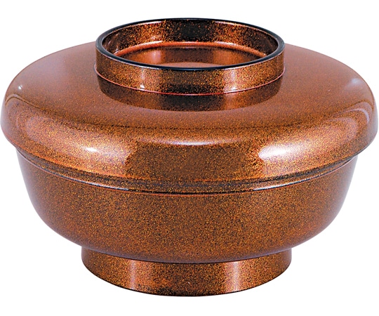 福井クラフト やすらぎミニ丼 梨地天黒内朱(蓋親) 41000140 1個（ご注文単位1個）【直送品】