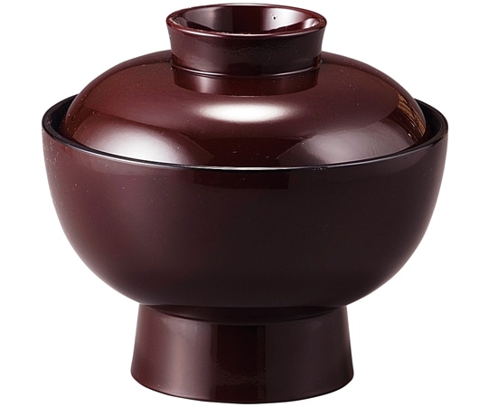 福井クラフト 5寸 高台丼 新溜内黒 40430380 1個(ご注文単位1個)【直送品】