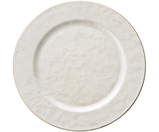 福井クラフト 18cm 丸プレート ホワイトアクア 74011220 1個(ご注文単位1個)【直送品】