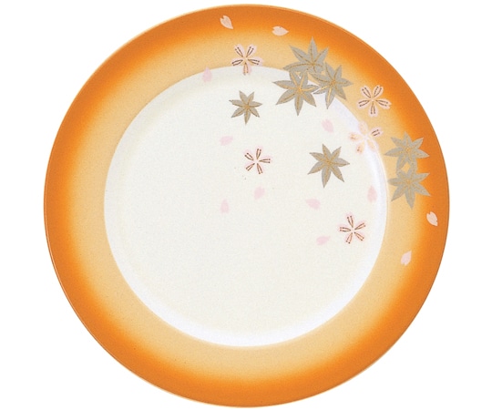 福井クラフト 18cm 丸プレート 黄昏春秋 51405970 1個(ご注文単位1個)【直送品】