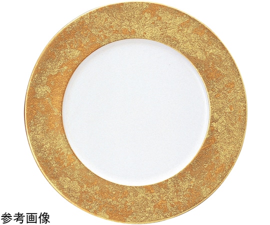 福井クラフト 27cm 丸プレート 二色金箔 51400920 1個（ご注文単位1個）【直送品】