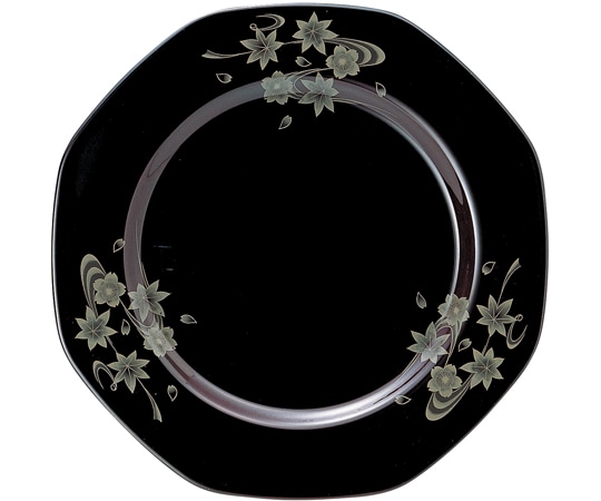 福井クラフト 31cm 八角プレート 溜春秋 51405800 1個(ご注文単位1個)【直送品】