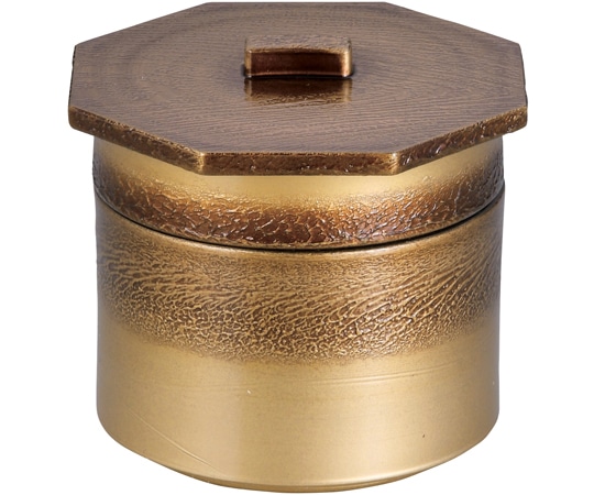 福井クラフト 武蔵野飯器 絞り墨入れ金内黒2段 33503460 1個（ご注文単位1個）【直送品】