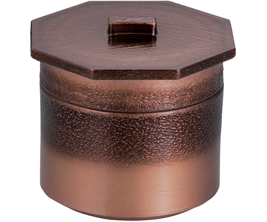 福井クラフト 武蔵野飯器 絞り墨入れ銅内黒2段 33503480 1個（ご注文単位1個）【直送品】