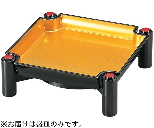 福井クラフト 両国盛器用皿 金粉蒔き 51400370 1個（ご注文単位1個）【直送品】