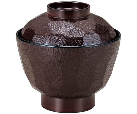 福井クラフト 積楽亀甲椀 新溜(蓋.親) 12017060 1個（ご注文単位1個）【直送品】