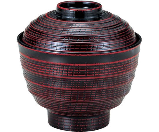 福井クラフト 積楽ロクロ目椀(蓋親)曙 12017100 1個（ご注文単位1個）【直送品】