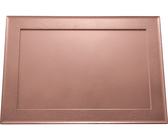 福井クラフト 尺4 長角懐石炉縁盆 渕絞り銅/裏黒塗 17418100 1個（ご注文単位1個）【直送品】