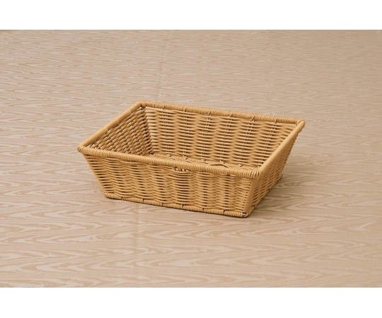 福井クラフト PP長角バスケット 1/2 アイボリー(深) 70022560 1個（ご注文単位1個）【直送品】