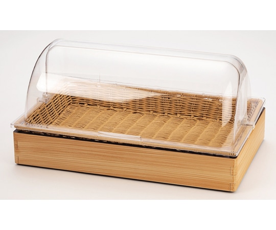 福井クラフト PPバスケット 1/1浅I+カバー+枠1/1白木 50024040 1個（ご注文単位1個）【直送品】