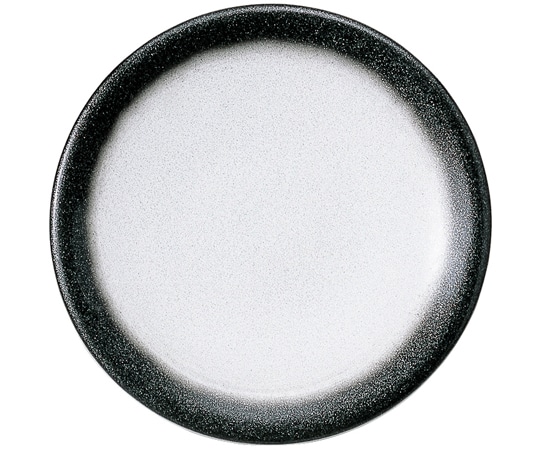 福井クラフト A150寿司皿 黒パール ぼかし 12015675 1個（ご注文単位1個）【直送品】