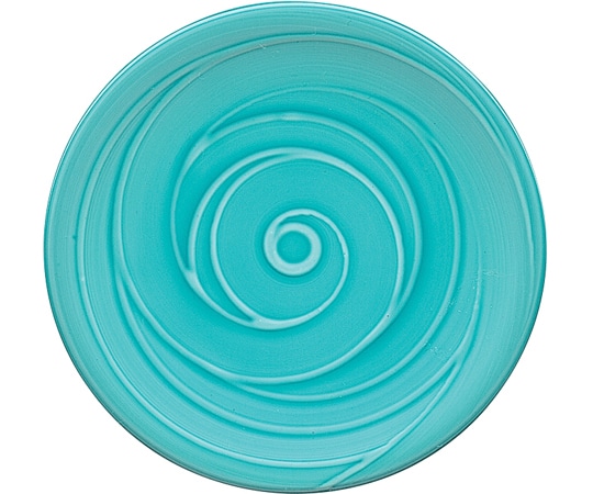 福井クラフト A150寿司皿 トルコ透 東尋坊うず 12044910 1個（ご注文単位1個）【直送品】