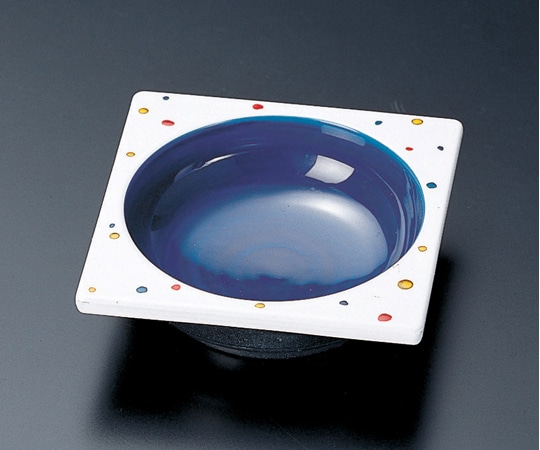 福井クラフト 満月角鉢 水玉 22001130 1個（ご注文単位1個）【直送品】