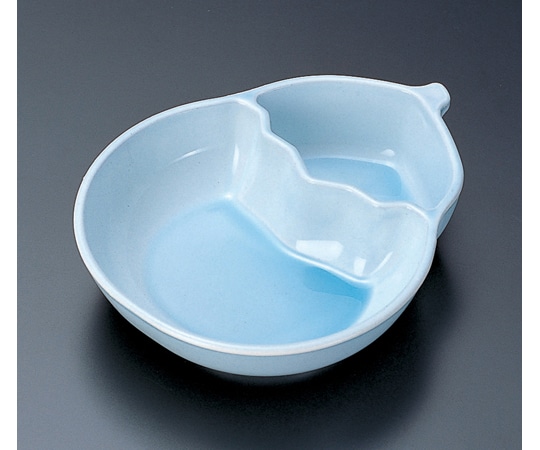 福井クラフト 仕切付ひさご 鉢 青磁 22911420 1個（ご注文単位1個）【直送品】