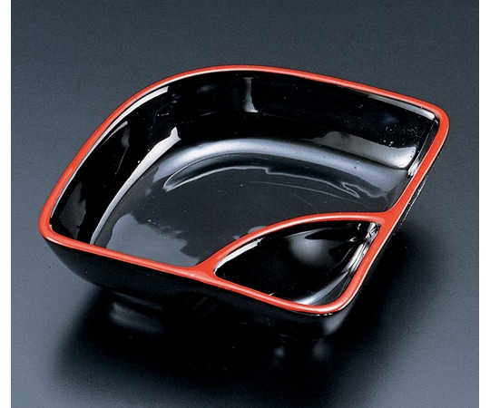 福井クラフト ABSタレ付扇鉢 黒天朱 22000600 1個（ご注文単位1個）【直送品】