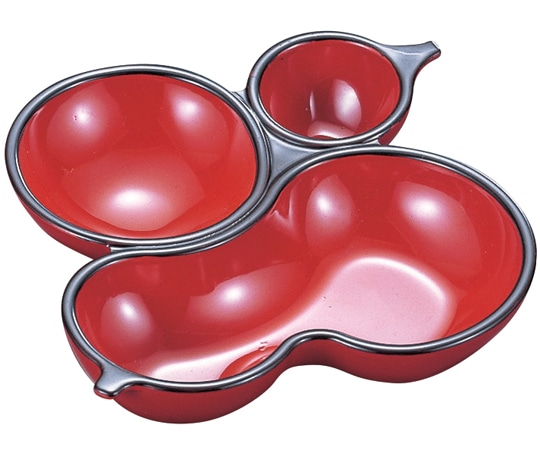 福井クラフト 千成瓢箪 朱天黒 70010530 1個（ご注文単位1個）【直送品】