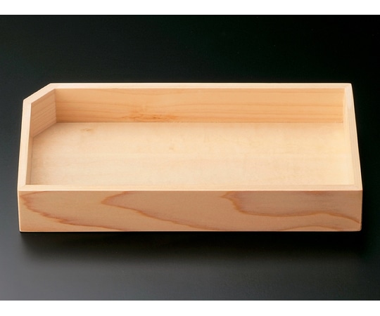 福井クラフト 木製白木隅切箱 22251670 1個（ご注文単位1個）【直送品】