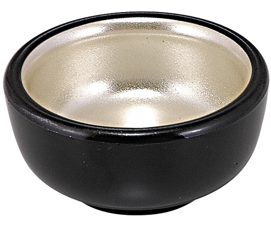 福井クラフト ミニがんこ鉢 黒内銀粉蒔 21077160 1個（ご注文単位1個）【直送品】