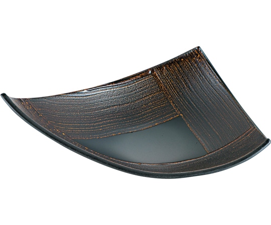 福井クラフト 三ッ山盛器 錆刷毛目 51017360 1個（ご注文単位1個）【直送品】