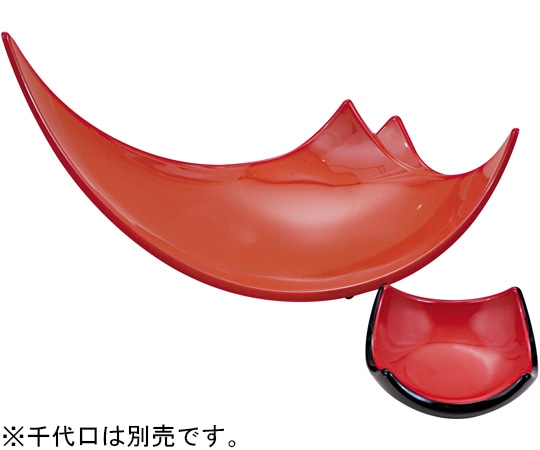 福井クラフト 遠山盛器 オール柿朱 55006400 1個（ご注文単位1個）【直送品】