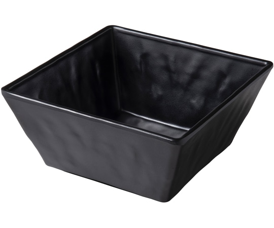 福井クラフト 18cm スクエア角鉢 黒マット 83360260 1個（ご注文単位1個）【直送品】