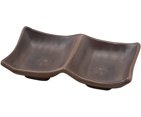 福井クラフト 筋目二ツ切皿 紅かすみ 83361490 1個（ご注文単位1個）【直送品】