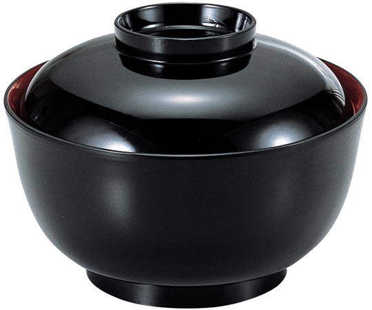 福井クラフト TA千鳥椀(大)黒内朱天黒 12025380 1個（ご注文単位1個）【直送品】