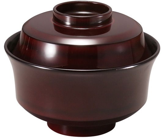 福井クラフト 耐熱新4寸 天竜寺椀 溜 内黒 33023700 1個（ご注文単位1個）【直送品】