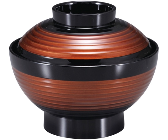 福井クラフト 平筋雑煮椀 黄金塗分 12025360 1個（ご注文単位1個）【直送品】