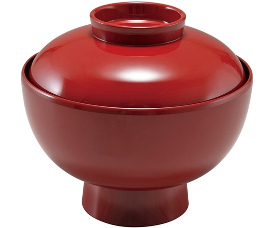 福井クラフト 4.2寸 雑煮椀 総朱 33710770 1個（ご注文単位1個）【直送品】