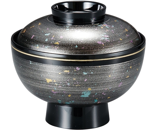 福井クラフト 4.2寸 雑煮椀 銀光彩 37002070 1個（ご注文単位1個）【直送品】