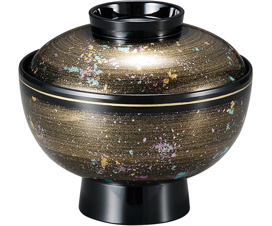 福井クラフト 4.2寸 雑煮椀 金光彩 37002080 1個（ご注文単位1個）【直送品】