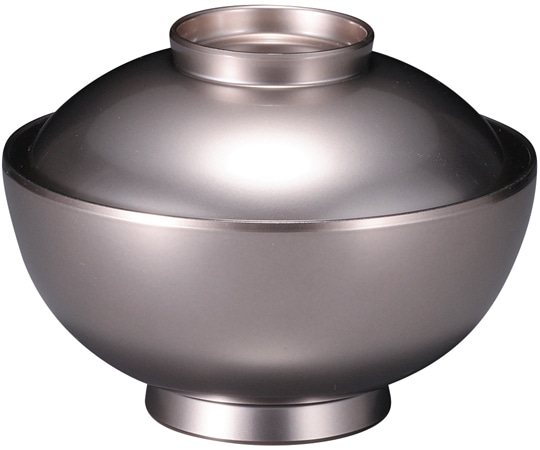 福井クラフト 耐熱4.5寸 仙才雑煮椀 総銀透き 31006800 1個（ご注文単位1個）【直送品】