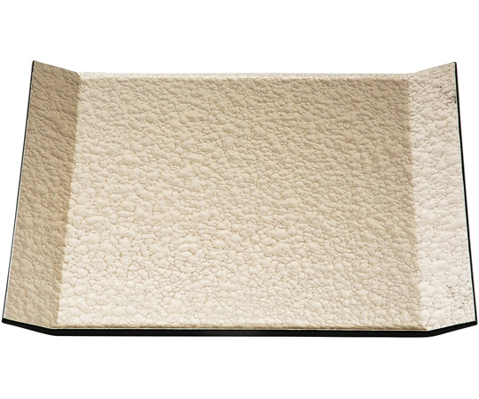 福井クラフト 9寸 折皿 シャンパンゴールドアクアSL 11012230 1個（ご注文単位1個）【直送品】